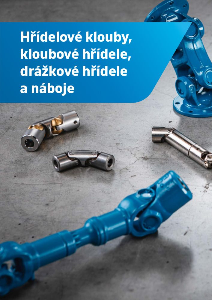 Hřídelové klouby, kloubové hřídele, drážkové hřídele a náboje